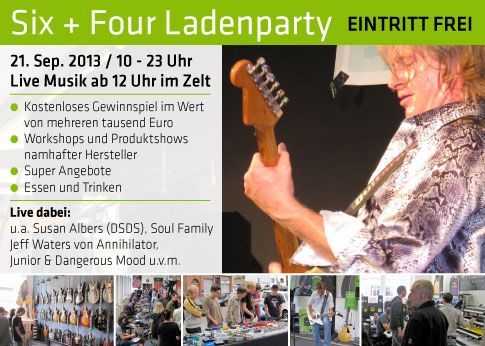 Ladenparty Six + Four Ladenparty