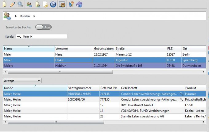 IWM-FinanzOffice Globale Suche